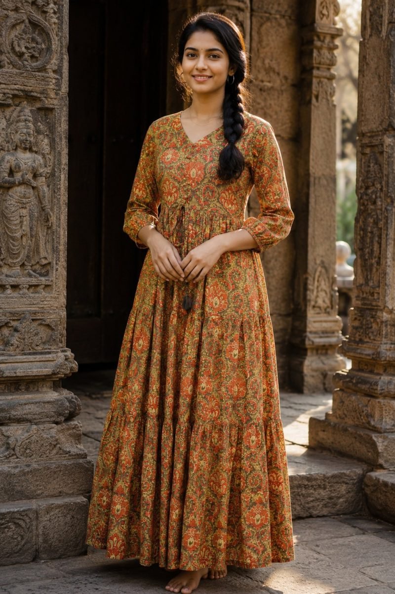 Marigold Trail Tiered Maxi Dress – Dress