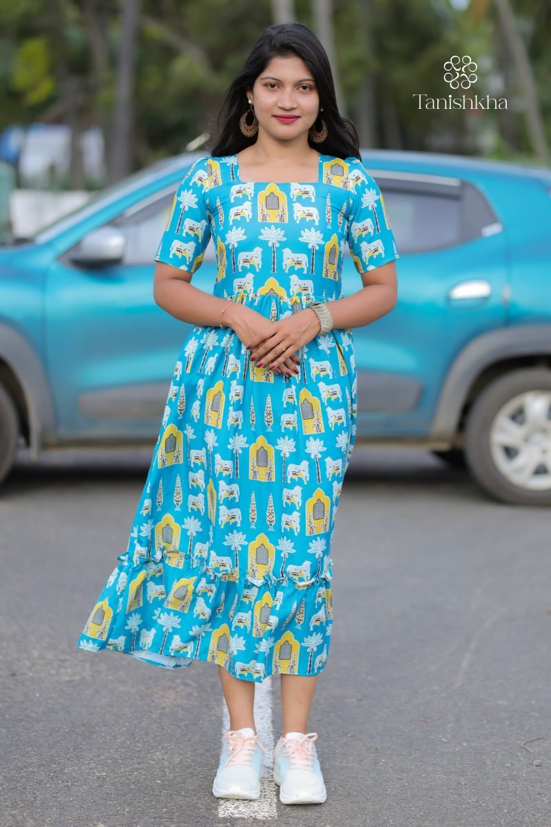 Temple Tales – Dress, Tale Blue